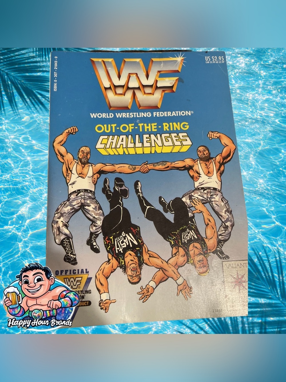 VINTAGE WWF/WWE Wrestling Comic Out of the Ring Challenges - Valiant 1991